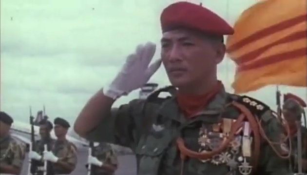 South Vietnam Soldier Salute